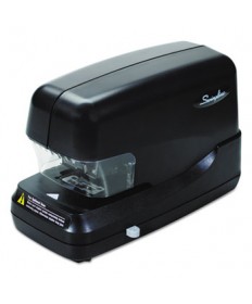 HIGH-CAPACITY FLAT CLINCH ELECTRIC STAPLER, 70-SHEET CAPACITY, BLACK