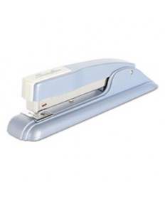Optima Full Strip Desk Stapler, 25-Sheet Capacity, Metallic Blue