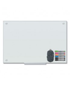 MAGNETIC GLASS DRY ERASE BOARD VALUE PACK, 36 X 24, WHITE