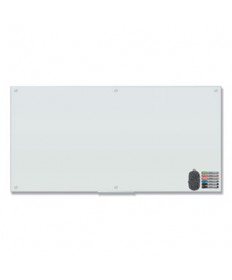 MAGNETIC GLASS DRY ERASE BOARD VALUE PACK, 72 X 36, WHITE