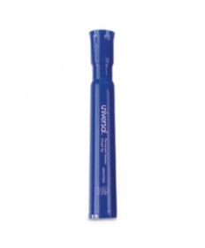 CHISEL TIP PERMANENT MARKER, BROAD, BLUE, DOZEN