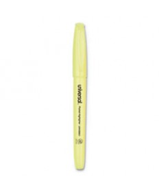 POCKET HIGHLIGHTERS, CHISEL TIP, FLUORESCENT YELLOW, DOZEN