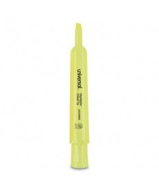 DESK HIGHLIGHTERS, CHISEL TIP, FLUORESCENT YELLOW, 36/PACK
