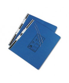 PRESSBOARD HANGING BINDER, 2 POSTS, 6" CAPACITY, 9.5 X 11, LIGHT BLUE