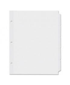 INSERTABLE TAB INDEX, 5-TAB, 11 X 8.5, BUFF, 24 SETS