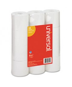 IMPACT AND INKJET PRINT BOND PAPER ROLLS, 0.5" CORE, 2.25" X 130 FT, WHITE, 100/CARTON