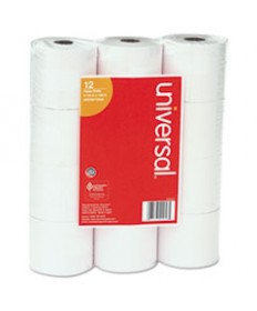 DIRECT THERMAL PRINTING PAPER ROLLS, 1.75" X 230 FT, WHITE, 10/PACK