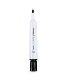 DRY ERASE MARKER, BROAD CHISEL TIP, BLACK, DOZEN