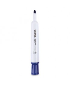 DRY ERASE MARKER, BROAD CHISEL TIP, BLUE, DOZEN