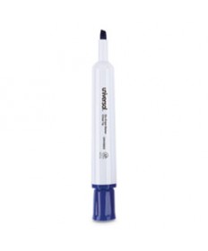 DRY ERASE MARKER, BROAD CHISEL TIP, BLUE, DOZEN