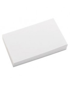 Unruled Index Cards, 3 X 5, White, 100/pack