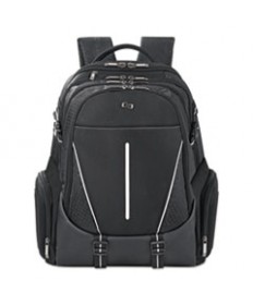 Active Laptop Backpack, 17.3", 12 1/2 X 6 1/2 X 19, Black