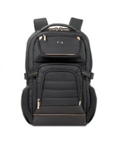 Pro Backpack, 17.3", 12 1/4" X 6 3/4" X 17 1/2", Black