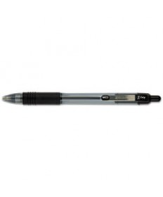 Z-GRIP RETRACTABLE BALLPOINT PEN, MEDIUM 1 MM, BLACK INK, CLEAR BARREL, DOZEN