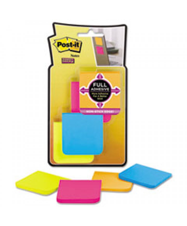 Note And Flag Dispenser, 3 X 3 Canary Notes And Assorted