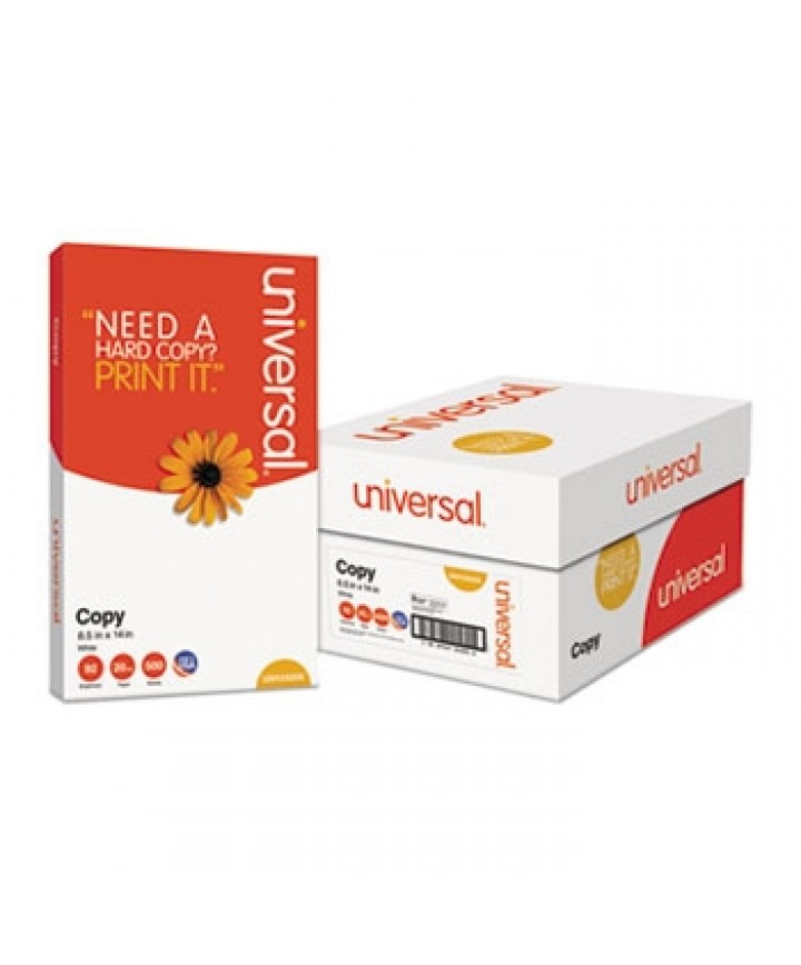 COPY PAPER, 92 BRIGHT, 20 LB, 8.5 X 14, WHITE, 500 SHEETS/REAM, 10 ...