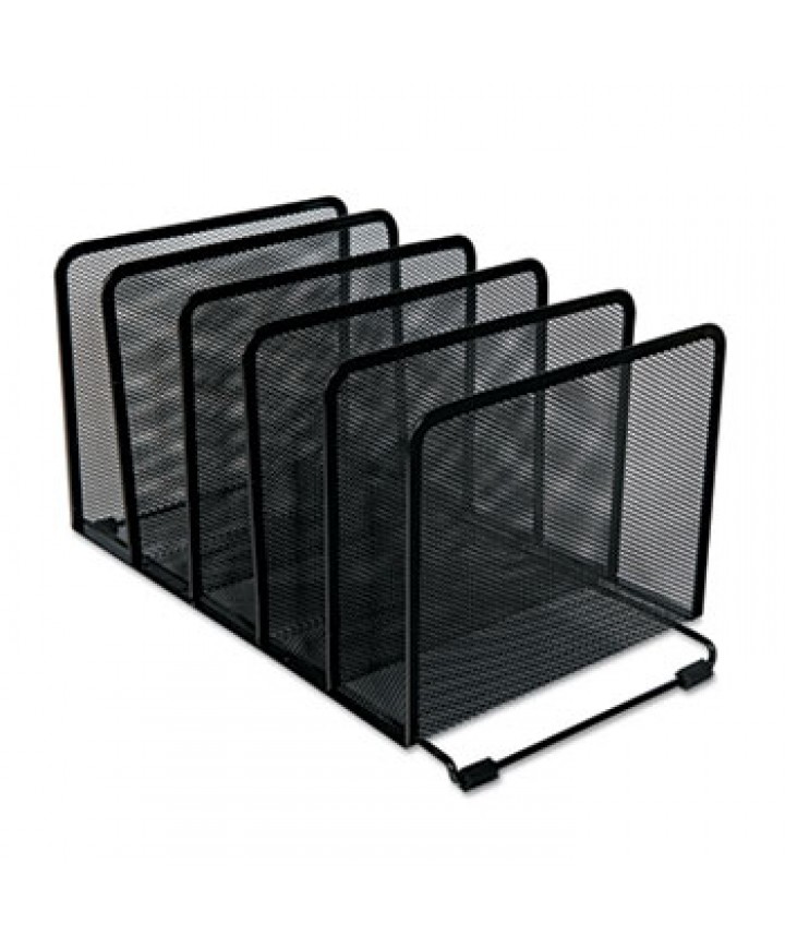 DELUXE MESH STACKING SORTER, 5 SECTIONS, LETTER TO LEGAL SIZE FILES, 14 ...