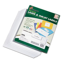 7530015144904 SKILCRAFT RECYCLED LASER AND INKJET LABELS, INKJET/LASER PRINTERS, 1 X 2.63, WHITE ...